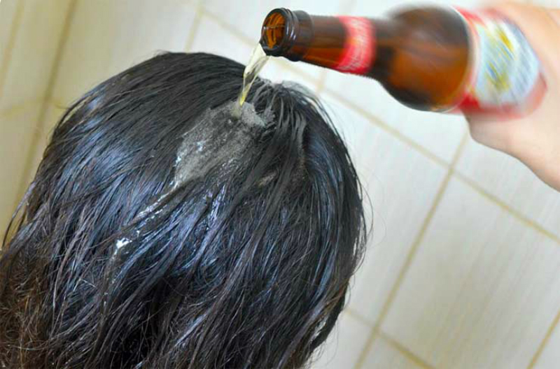 Ополаскивание волос пивом