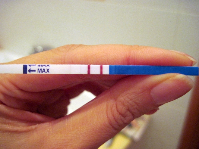 2 полоски теста на беременность